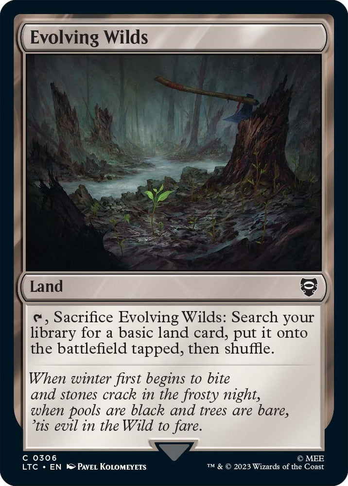 Image for Evolving Wilds (306) [Commander: The Lord of the Rings: Tales of Middle-earth]