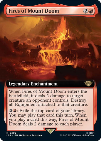 Image for Fires of Mount Doom (Extended Art) (392) [Universes Beyond: The Lord of the Rings: Tales of Middle-earth]