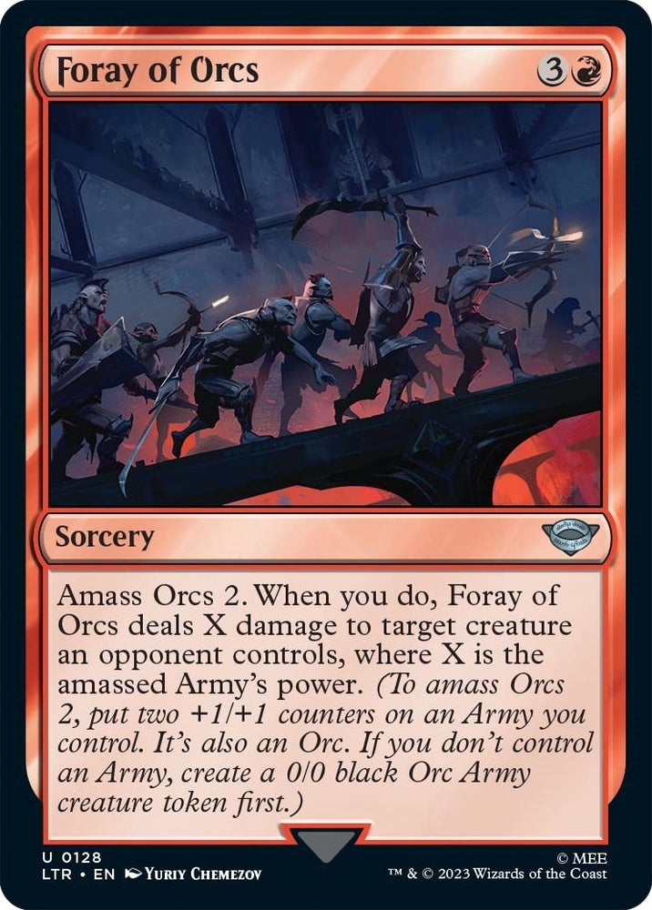 Image for Foray of Orcs (128) [Universes Beyond: The Lord of the Rings: Tales of Middle-earth]