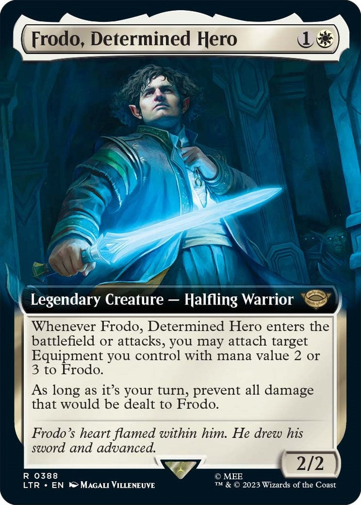 Image for Frodo, Determined Hero (Extended Art) (388) [Universes Beyond: The Lord of the Rings: Tales of Middle-earth]