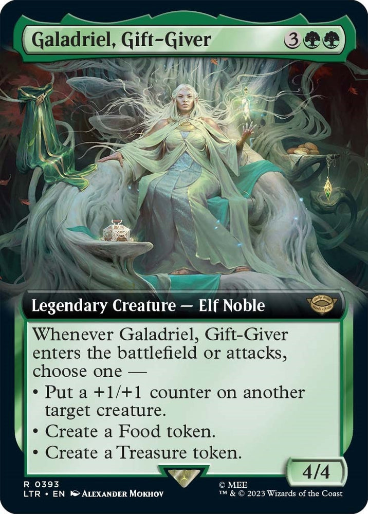 Image for Galadriel, Gift-Giver (Extended Art) (393) [Universes Beyond: The Lord of the Rings: Tales of Middle-earth]