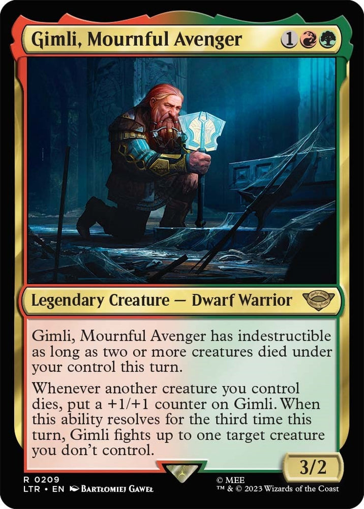 Image for Gimli, Mournful Avenger (209) [Universes Beyond: The Lord of the Rings: Tales of Middle-earth]