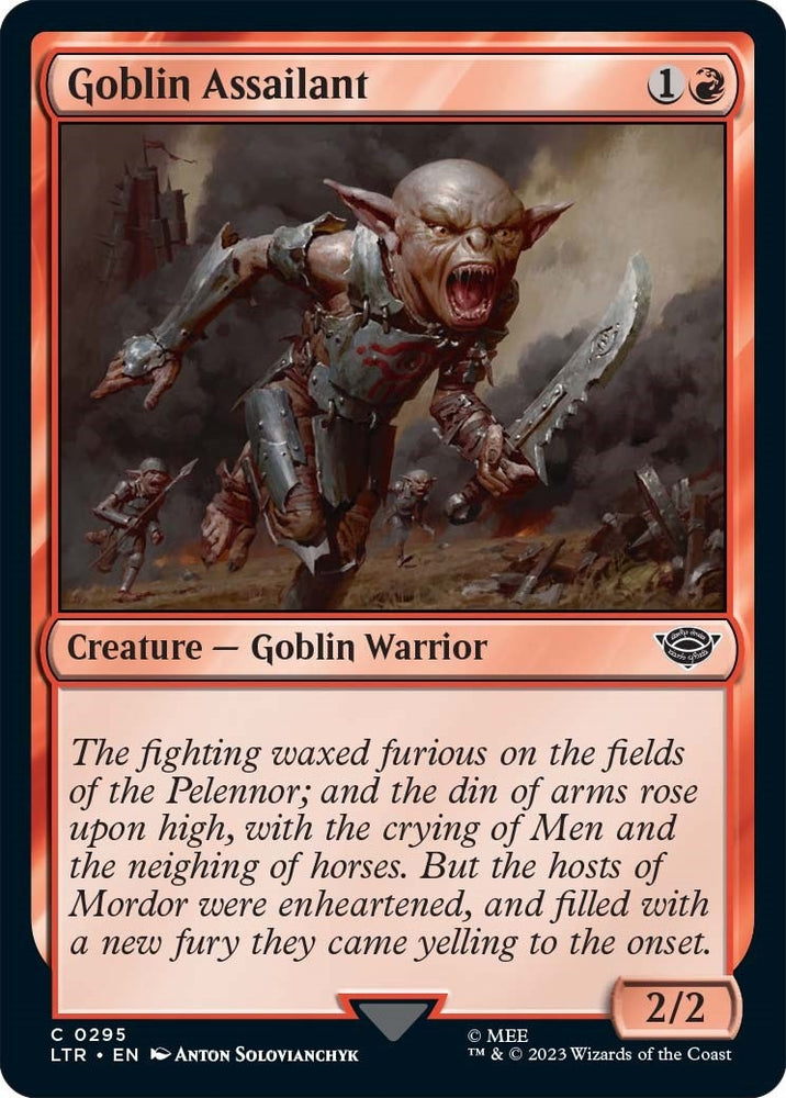 Image for Goblin Assailant (295) [Universes Beyond: The Lord of the Rings: Tales of Middle-earth]