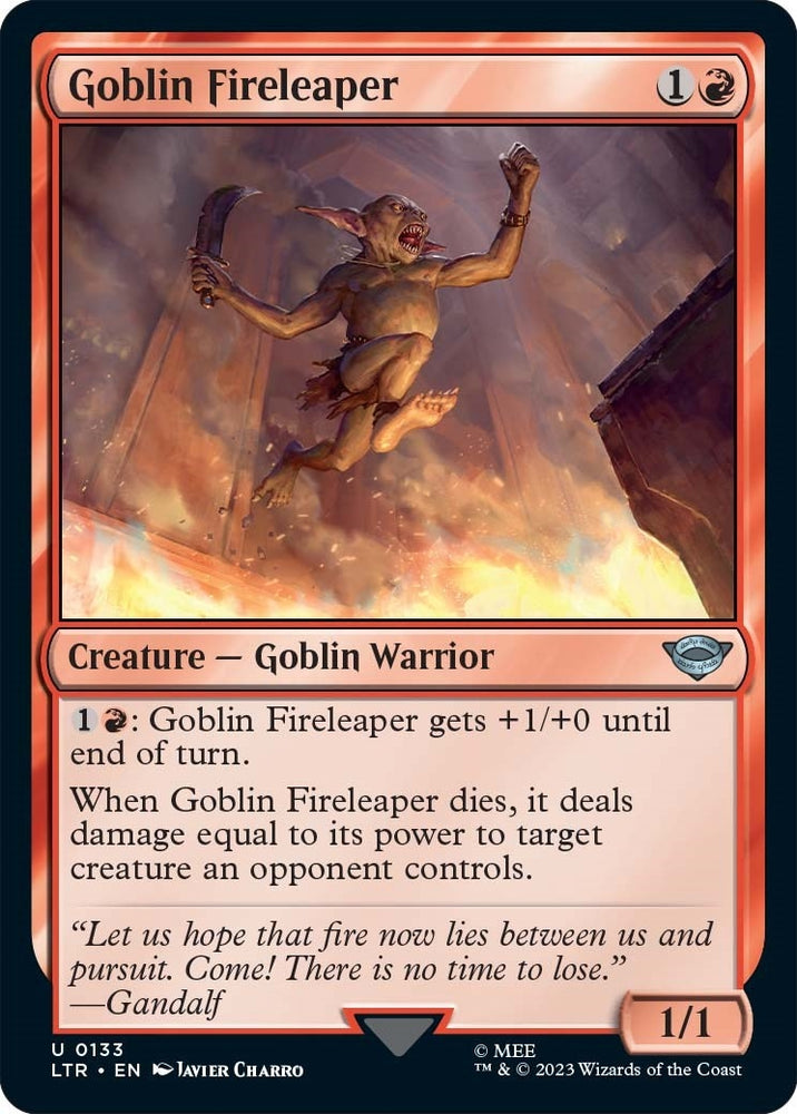 Image for Goblin Fireleaper (133) [Universes Beyond: The Lord of the Rings: Tales of Middle-earth]