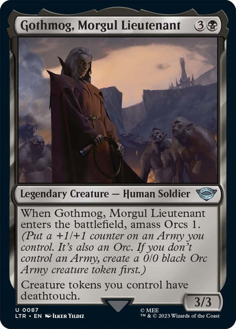 Image for Gothmog, Morgul Lieutenant (87) [Universes Beyond: The Lord of the Rings: Tales of Middle-earth]