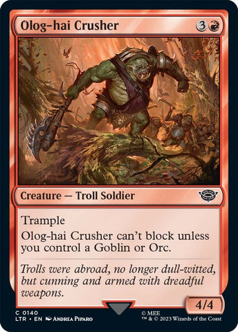 Image for Olog-Hai Crusher (140) [Universes Beyond: The Lord of the Rings: Tales of Middle-earth]