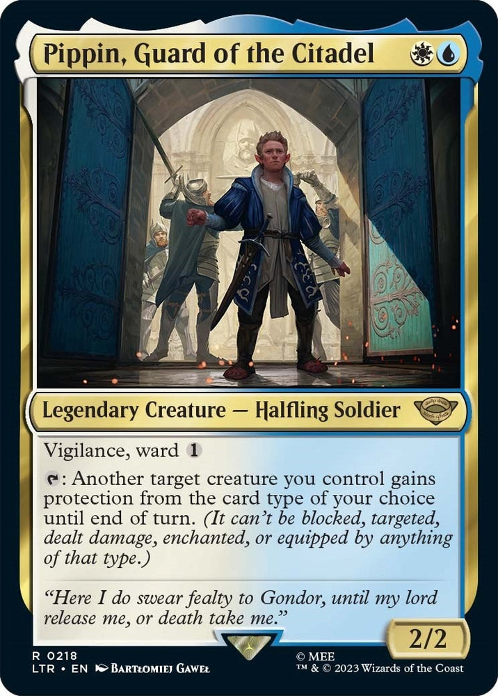 Image for Pippin, Guard of the Citadel (218) [Universes Beyond: The Lord of the Rings: Tales of Middle-earth]