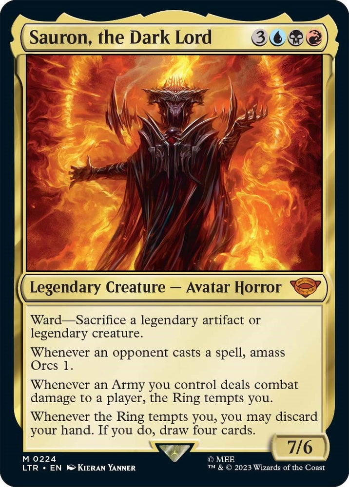 Image for Sauron, the Dark Lord (224) [Universes Beyond: The Lord of the Rings: Tales of Middle-earth]