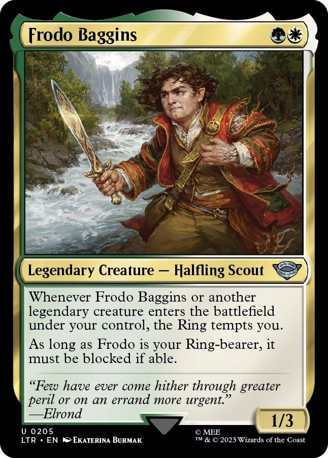 Image for Frodo Baggins (205) [Universes Beyond: The Lord of the Rings: Tales of Middle-earth]
