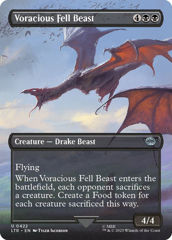Image for Voracious Fell Beast (Borderless) (422) [Universes Beyond: The Lord of the Rings: Tales of Middle-earth]