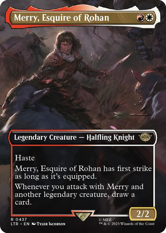 Image for Merry, Esquire of Rohan (Borderless) (437) [Universes Beyond: The Lord of the Rings: Tales of Middle-earth]