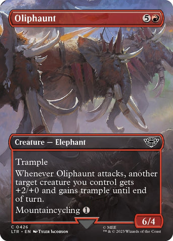 Image for Oliphaunt (Borderless) (426) [Universes Beyond: The Lord of the Rings: Tales of Middle-earth]