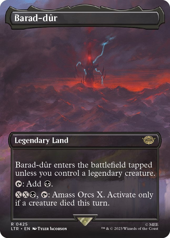 Image for Barad-dur (0425) (Borderless) (425) [Universes Beyond: The Lord of the Rings: Tales of Middle-earth]