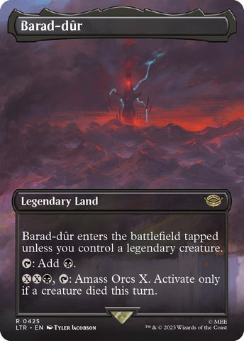 Image for Barad-dur (0425) (Borderless) (425) [Universes Beyond: The Lord of the Rings: Tales of Middle-earth]