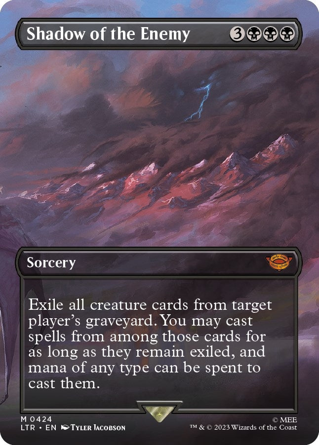 Image for Shadow of the Enemy (Borderless) (424) [Universes Beyond: The Lord of the Rings: Tales of Middle-earth]