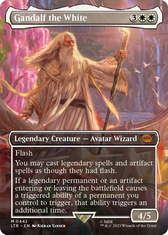 Image for Gandalf the White (Borderless) (442) [Universes Beyond: The Lord of the Rings: Tales of Middle-earth]
