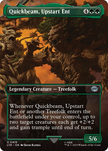 Image for Quickbeam, Upstart Ent (Borderless) (419) [Universes Beyond: The Lord of the Rings: Tales of Middle-earth]