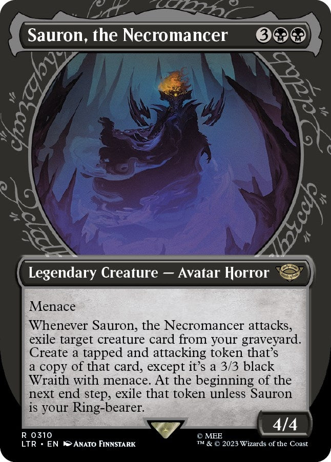 Image for Sauron, the Necromancer (Showcase) (310) [Universes Beyond: The Lord of the Rings: Tales of Middle-earth]