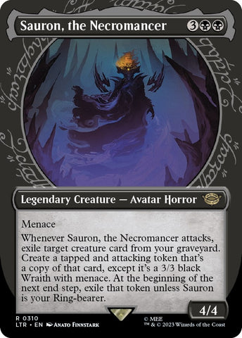Image for Sauron, the Necromancer (Showcase) (310) [Universes Beyond: The Lord of the Rings: Tales of Middle-earth]