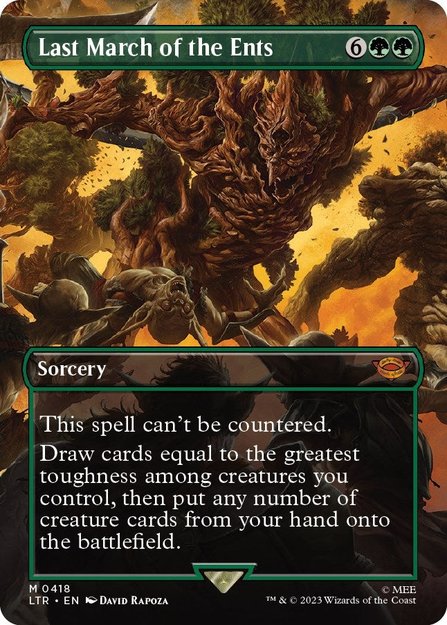 Image for Last March of the Ents (Borderless) (418) [Universes Beyond: The Lord of the Rings: Tales of Middle-earth]
