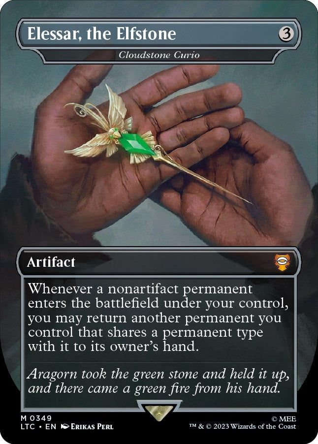 Image for Elessar, the Elfstone - Cloudstone Curio (349) [Commander: The Lord of the Rings: Tales of Middle-earth]