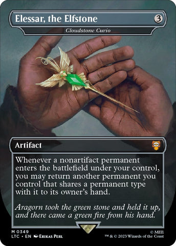 Image for Elessar, the Elfstone - Cloudstone Curio (349) [Commander: The Lord of the Rings: Tales of Middle-earth]
