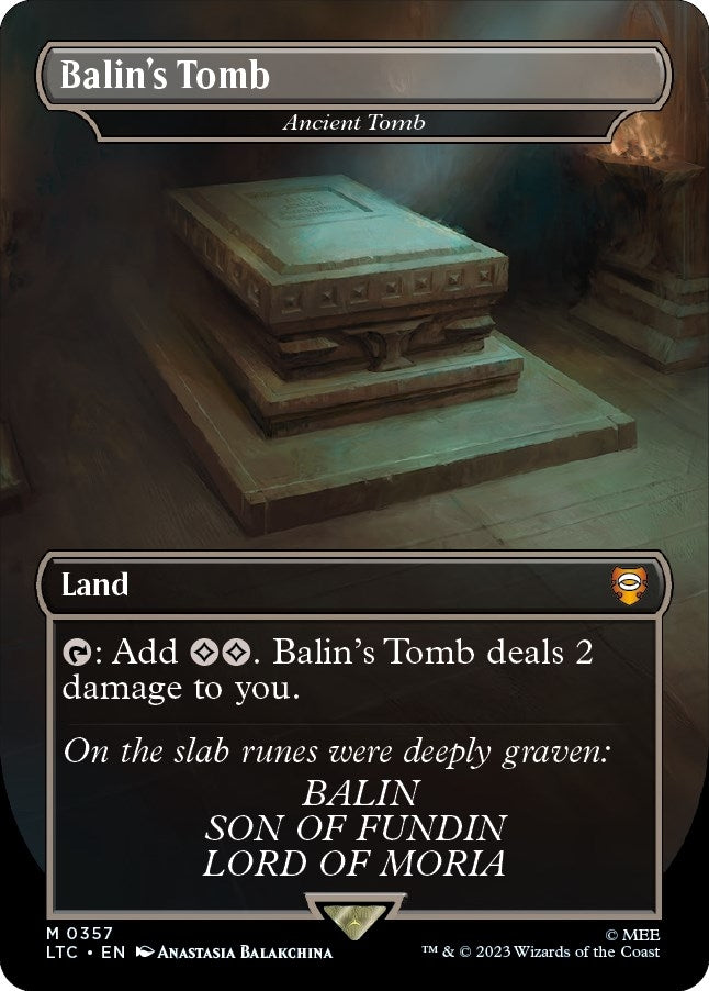 Image for Balin's Tomb - Ancient Tomb (357) [Commander: The Lord of the Rings: Tales of Middle-earth]