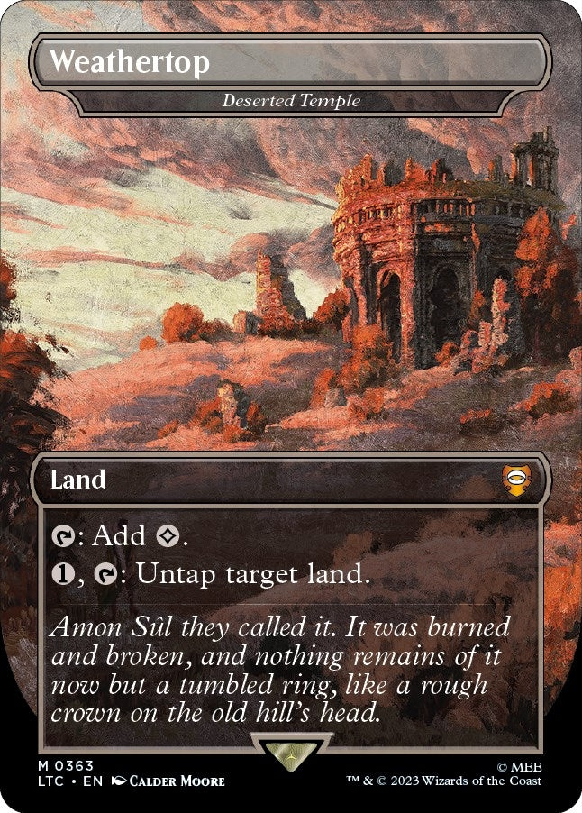 Image for Weathertop - Deserted Temple (363) [Commander: The Lord of the Rings: Tales of Middle-earth]