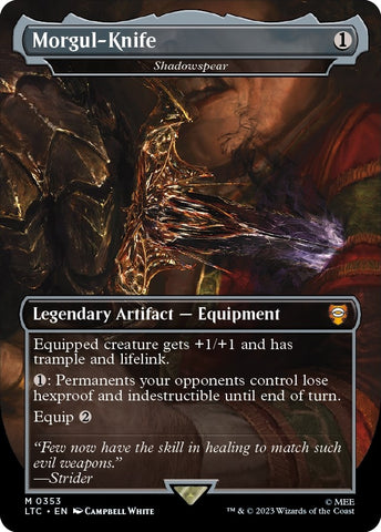 Image for Morgul-Knife - Shadowspear (353) [Commander: The Lord of the Rings: Tales of Middle-earth]