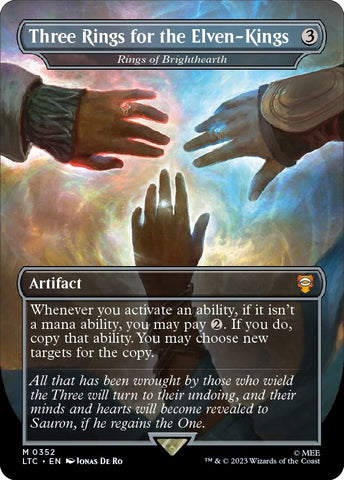 Image for Three Rings for the Elven-Kings - Rings of Brighthearth (352) [Commander: The Lord of the Rings: Tales of Middle-earth]