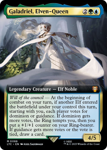 Image for Galadriel, Elven-Queen (Extended Art) (88) [Commander: The Lord of the Rings: Tales of Middle-earth]