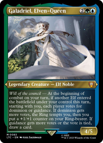 Image for Galadriel, Elven-Queen (Display Commander) - Thick Stock (83) [Commander: The Lord of the Rings: Tales of Middle-earth]