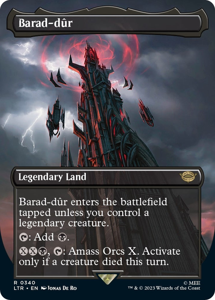 Image for Barad-dur (0340) (Borderless) (340) [Universes Beyond: The Lord of the Rings: Tales of Middle-earth]