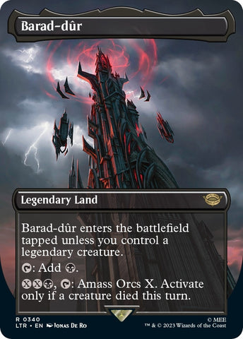 Image for Barad-dur (0340) (Borderless) (340) [Universes Beyond: The Lord of the Rings: Tales of Middle-earth]