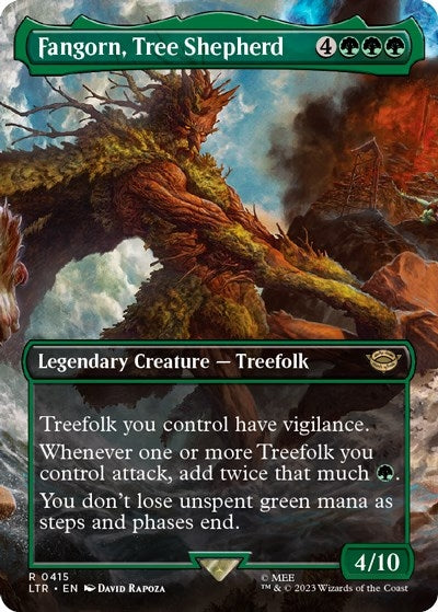 Image for Fangorn, Tree Shepherd (Borderless) (415) [Universes Beyond: The Lord of the Rings: Tales of Middle-earth]