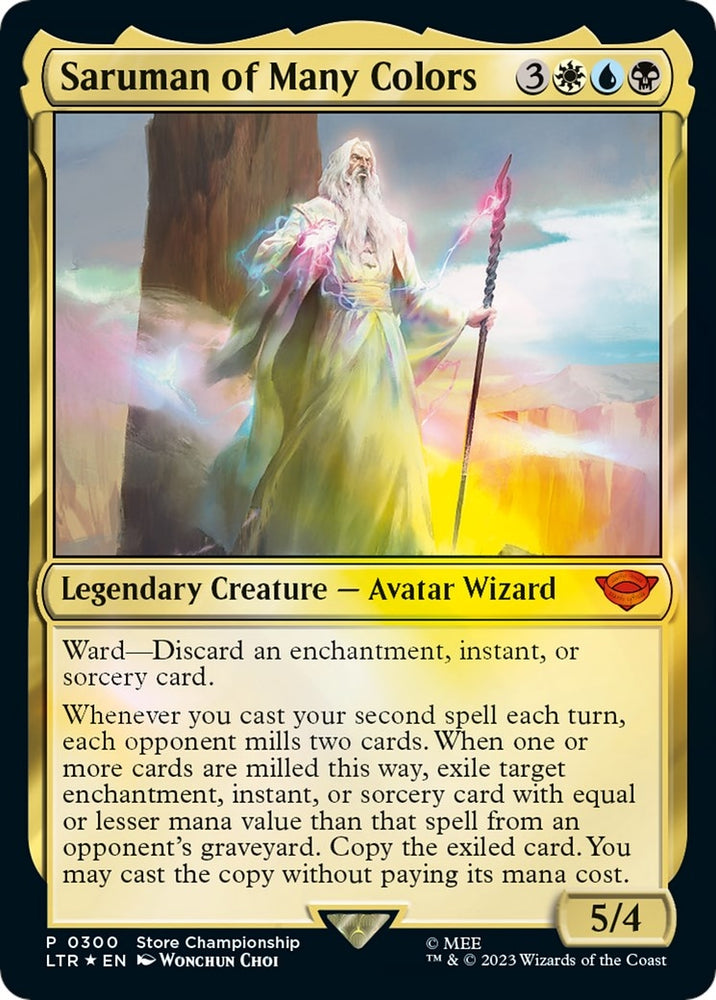 Image for Saruman of Many Colors (300) - Magic: The Gathering