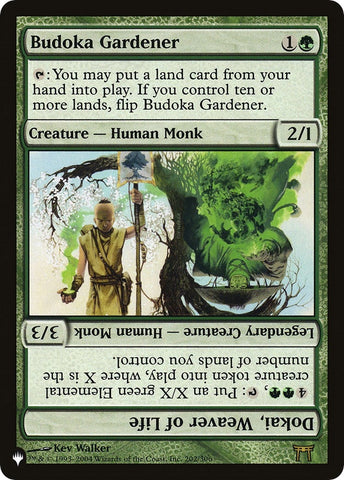 Image for Budoka Gardener // Dokai, Weaver of Life (202) [The List Reprints]