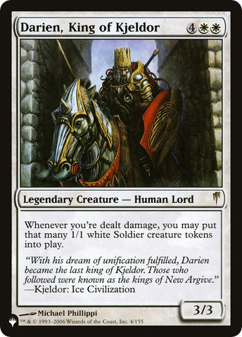 Image for Darien, King of Kjeldor (4) [The List Reprints]