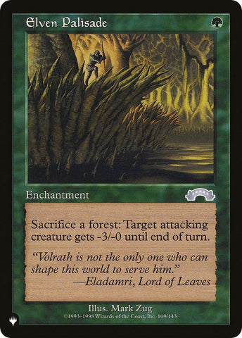 Image for Elven Palisade (109) [The List Reprints]
