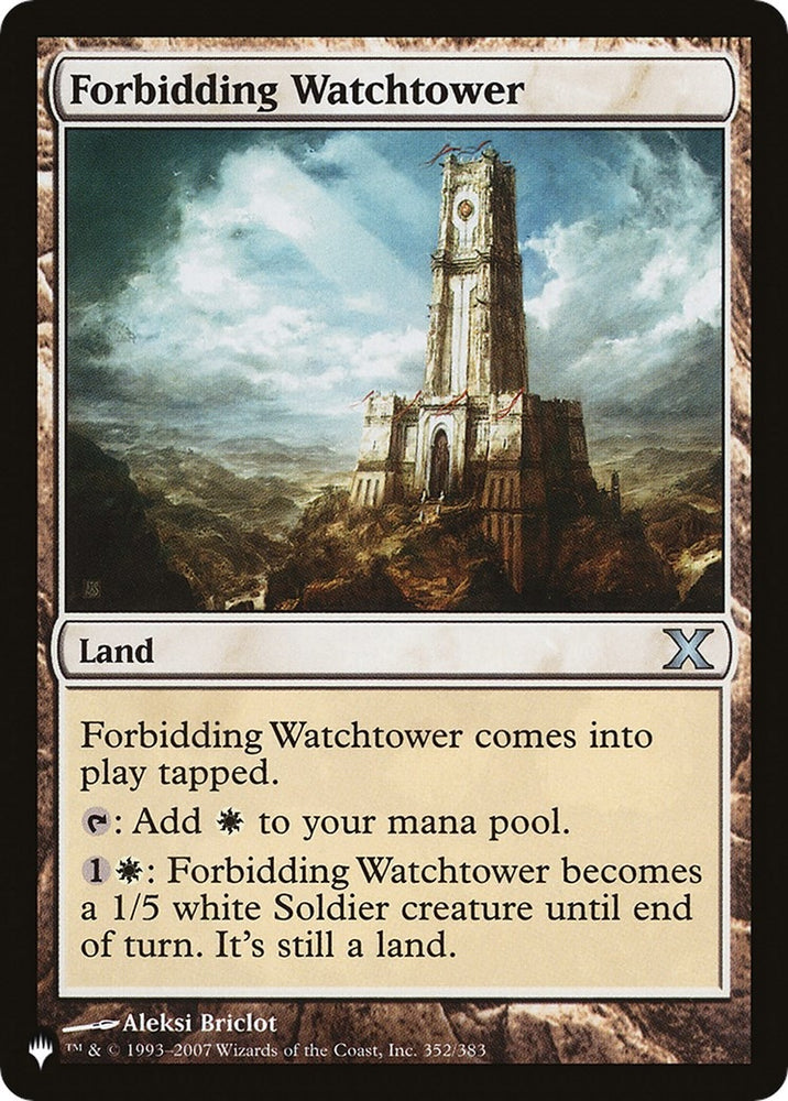 Image for Forbidding Watchtower (352) [The List Reprints]