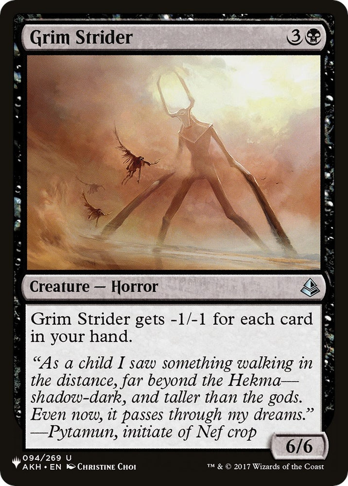 Image for Grim Strider (94) [The List Reprints]