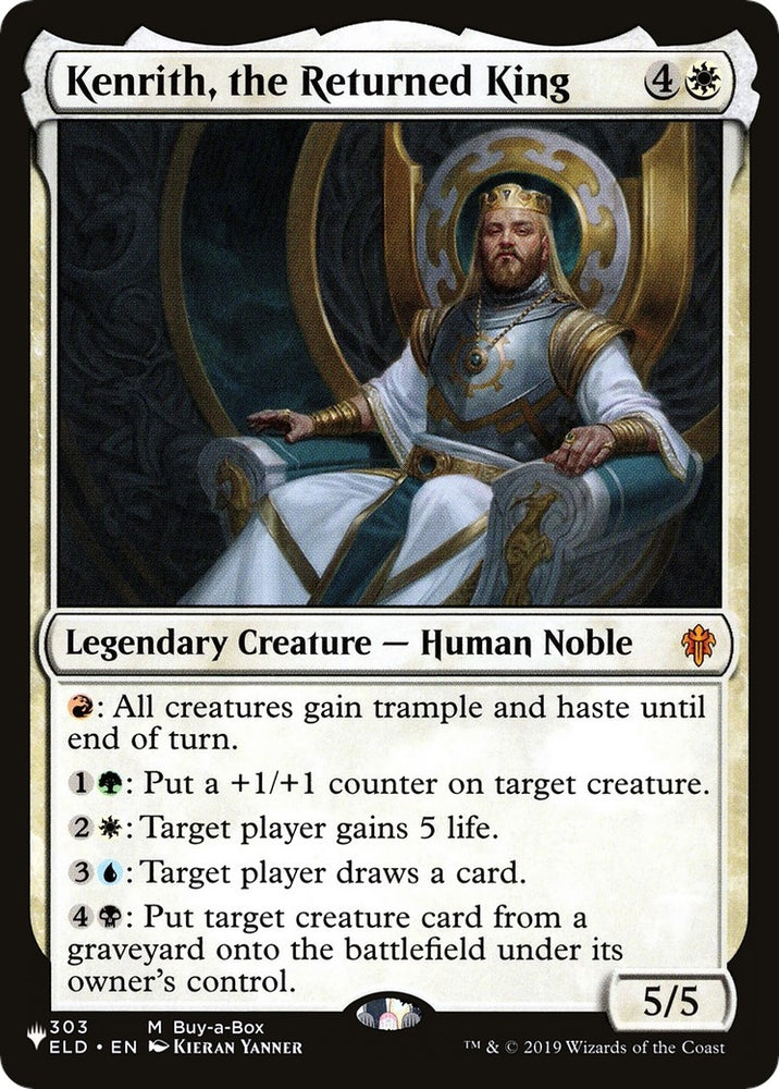 Image for Kenrith, the Returned King (303) [The List Reprints]