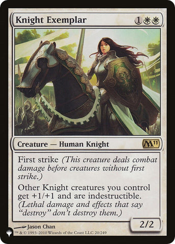 Image for Knight Exemplar (M11) (20) [The List Reprints]