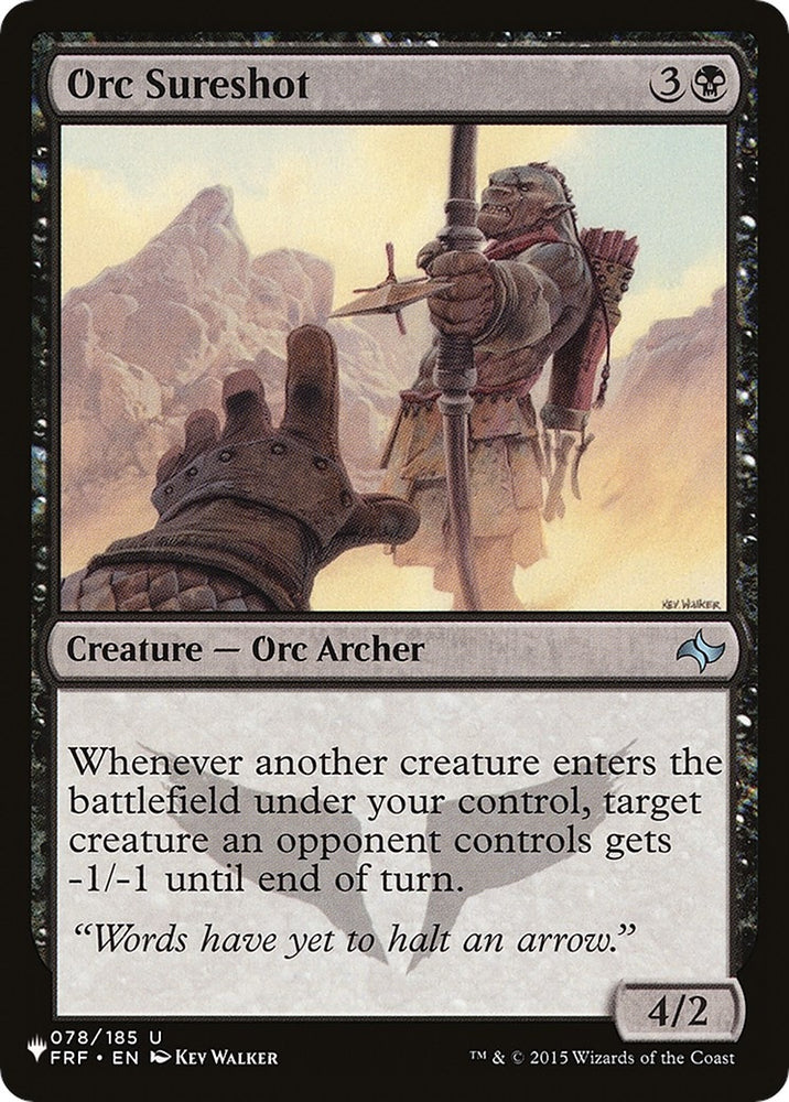Image for Orc Sureshot (78) [The List Reprints]