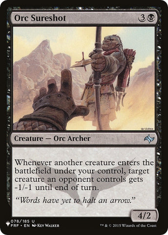 Image for Orc Sureshot (78) [The List Reprints]