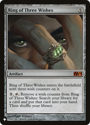 Image for Ring of Three Wishes (216) [The List Reprints]