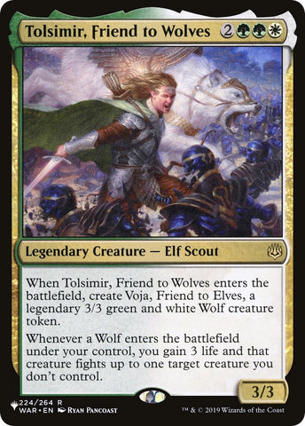 Image for Tolsimir, Friend to Wolves (224) [The List Reprints]