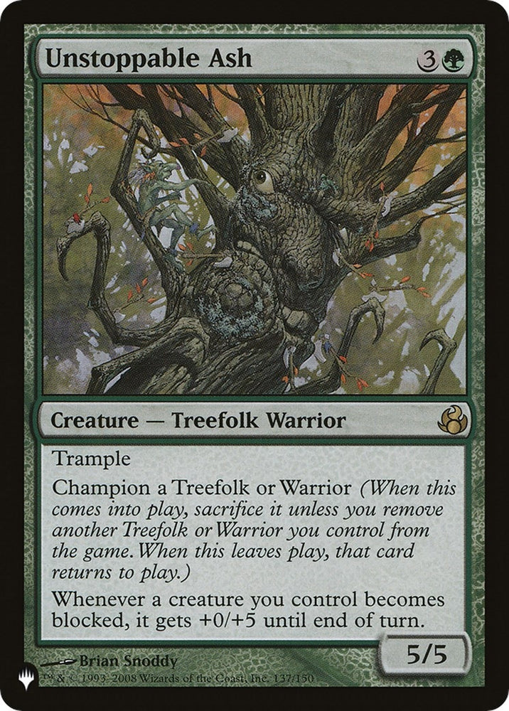 Image for Unstoppable Ash (137) [The List Reprints]