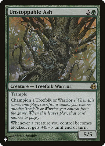 Image for Unstoppable Ash (137) [The List Reprints]