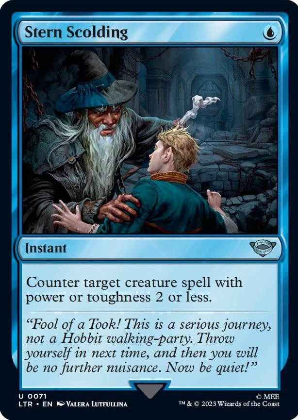 Image for Stern Scolding (71) [Universes Beyond: The Lord of the Rings: Tales of Middle-earth]